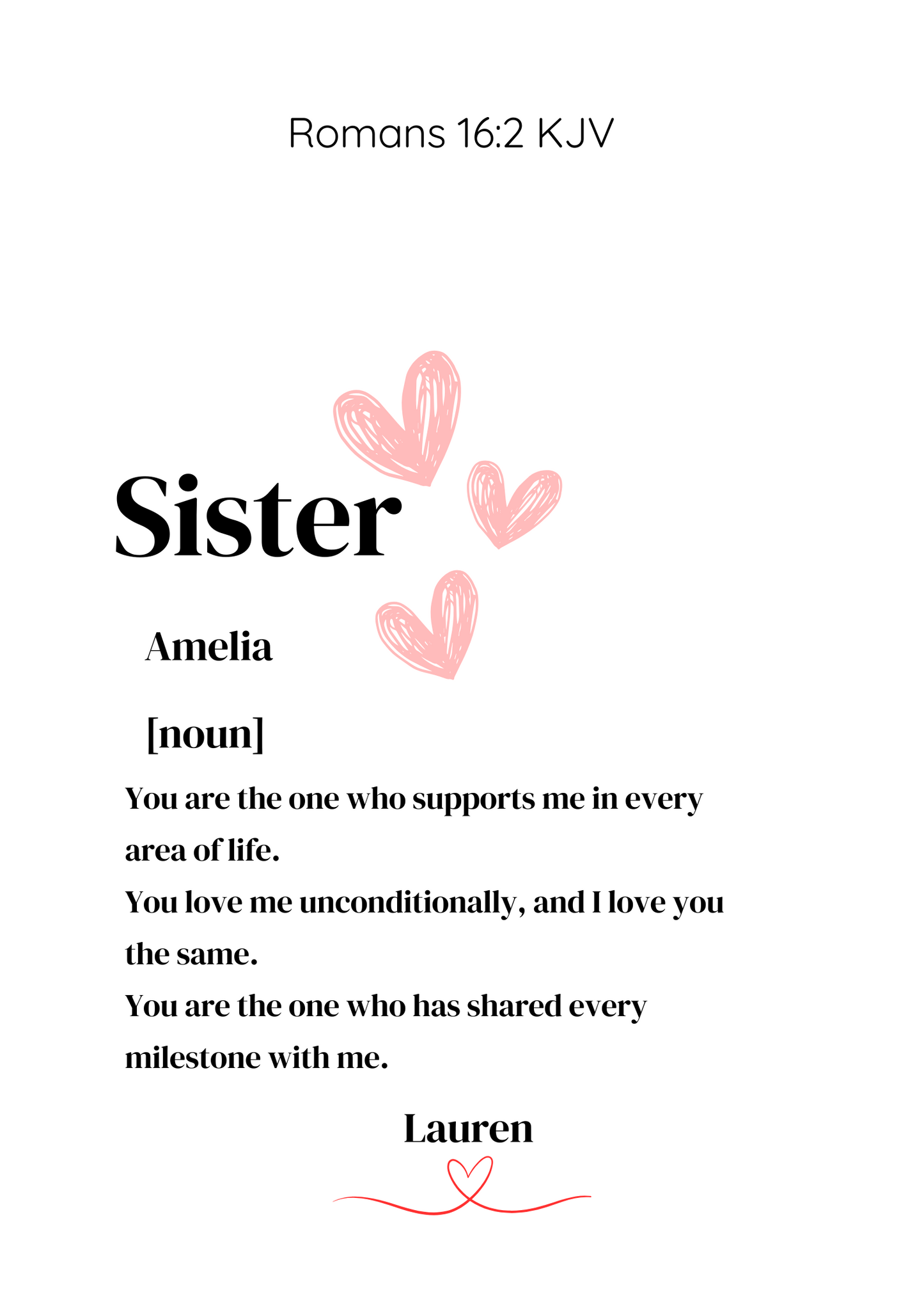 Sister frame