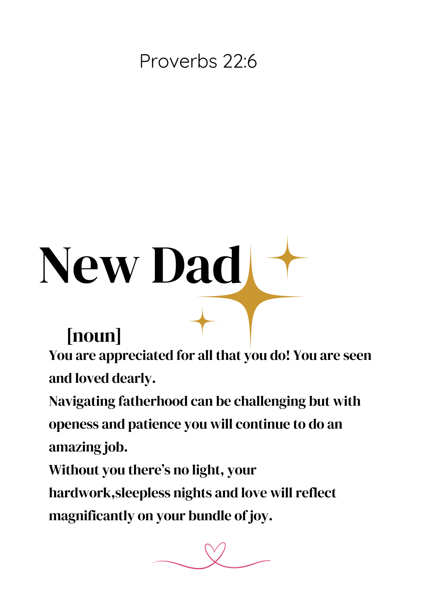 New Dad Frame