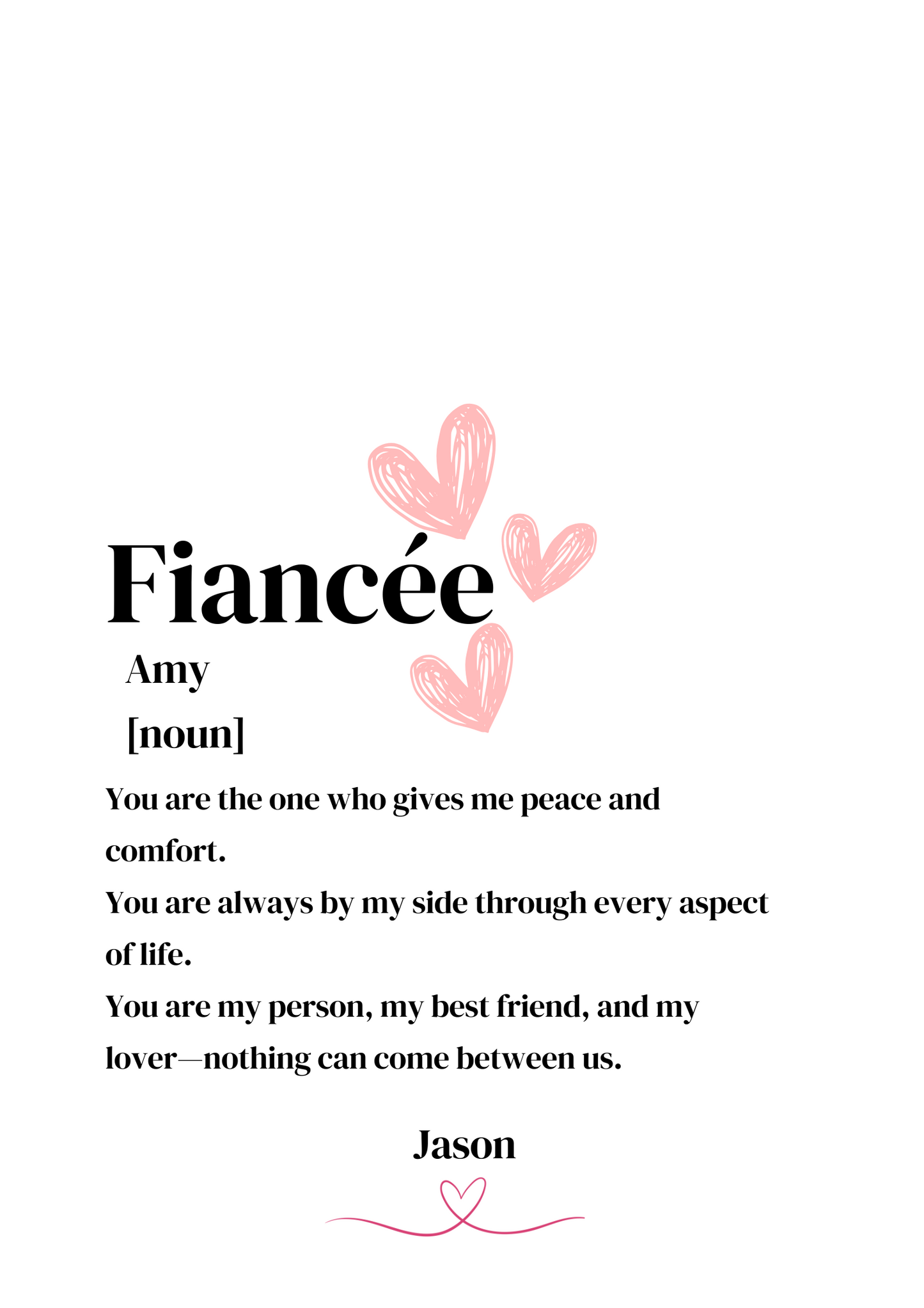 Fiancée frame