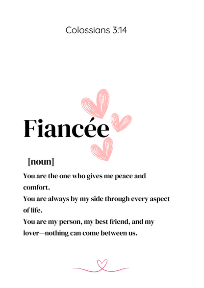 Fiancée frame