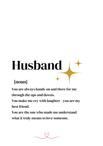 Husband Frame