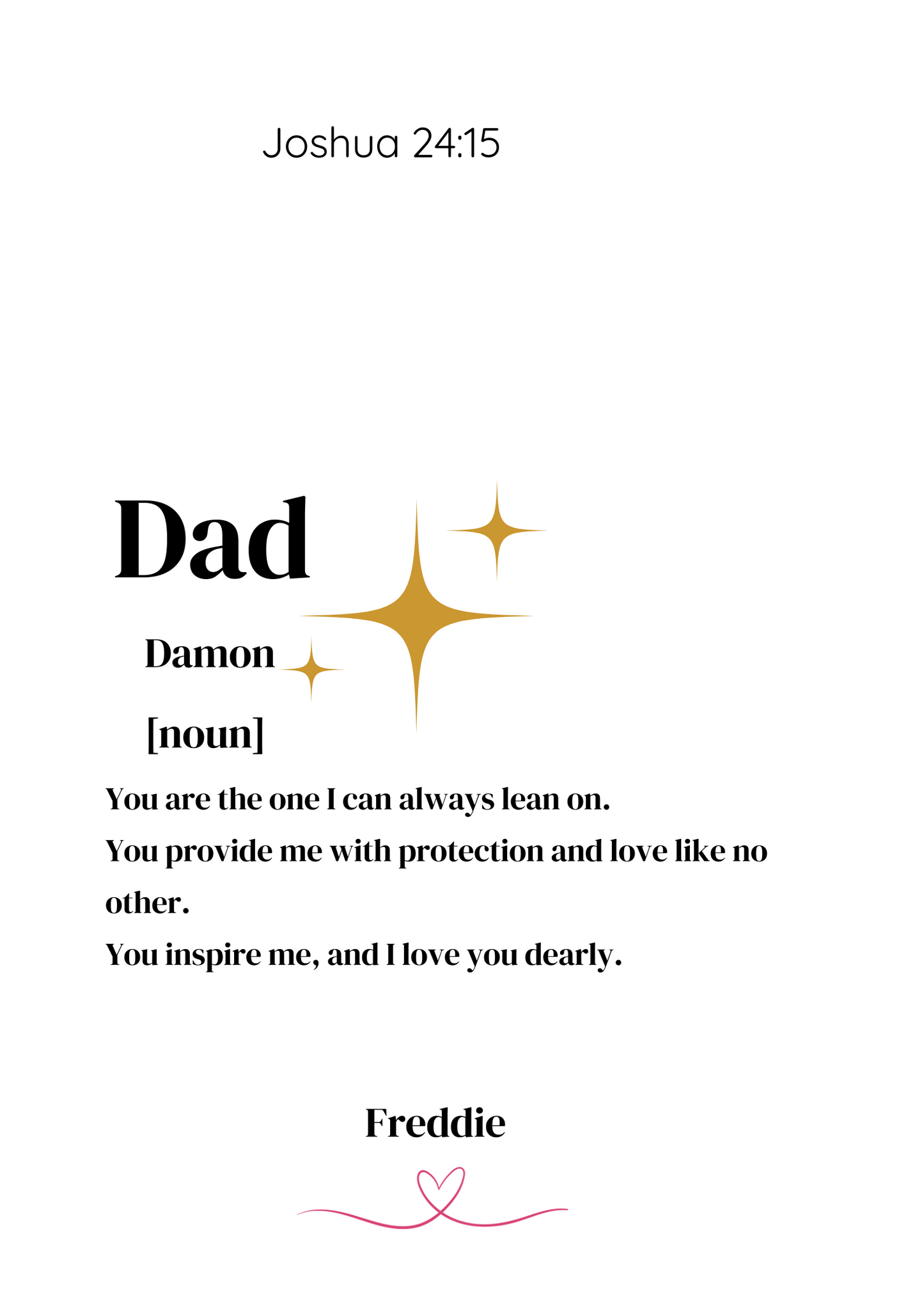 Dad Frame