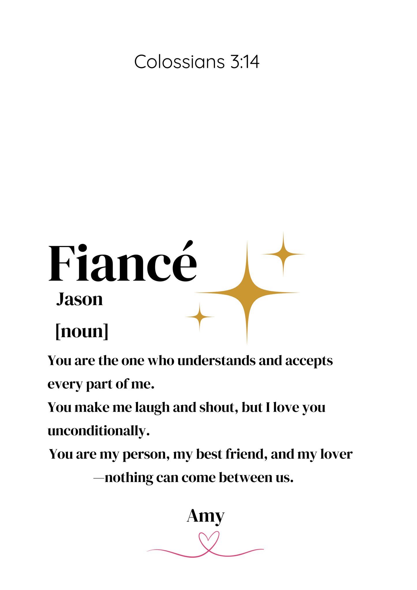 Fiancé Frame