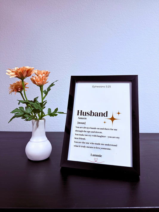 Husband Frame